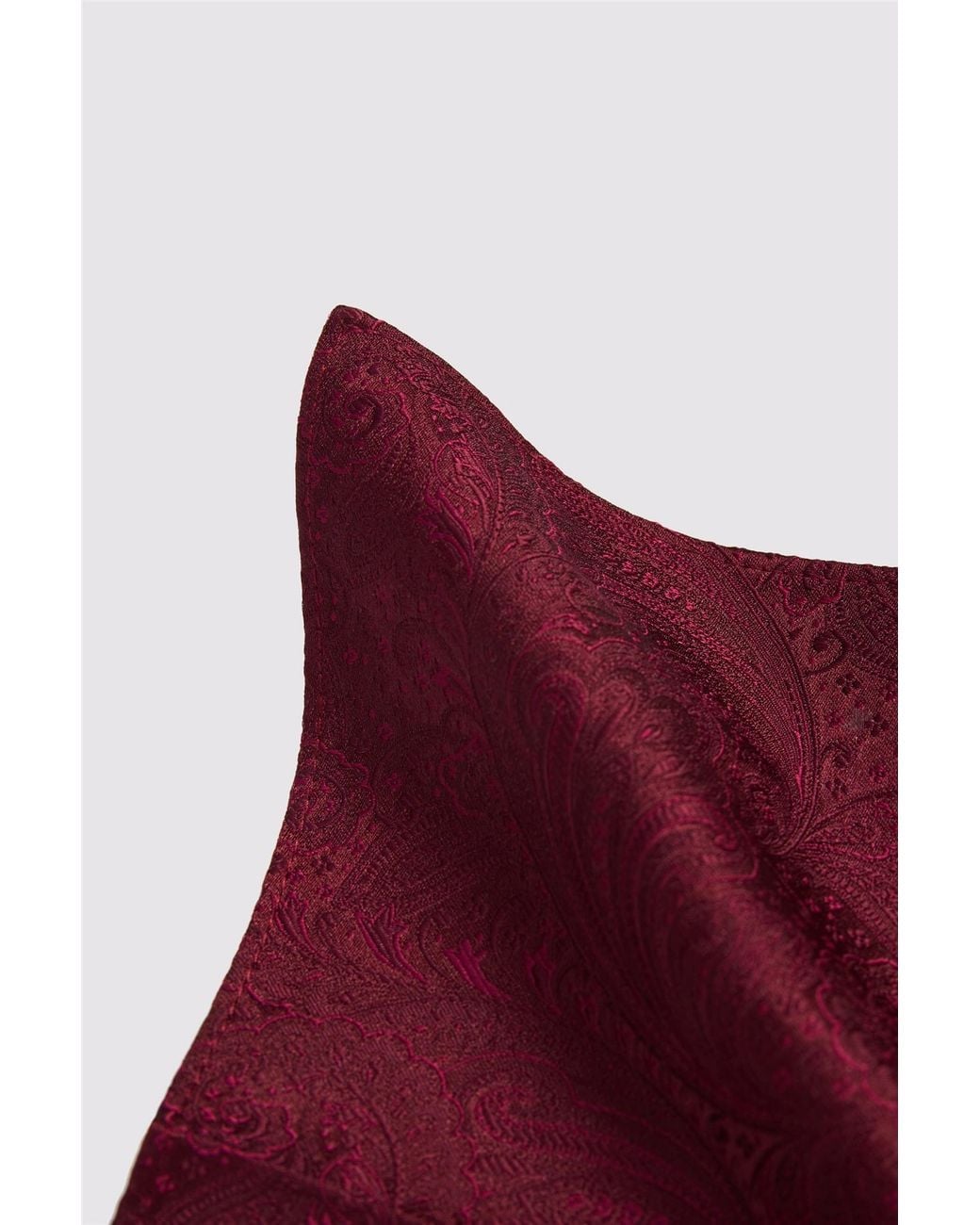 Antique Rogue Red Paisley Pocket Square for men