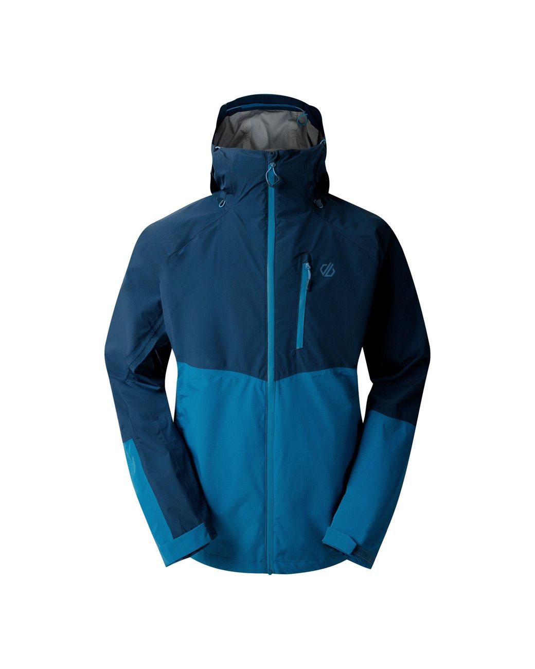 Dare 2b Blue Breathe Out Waterproof Jacket (Moonlight Denim/ Steel) for men