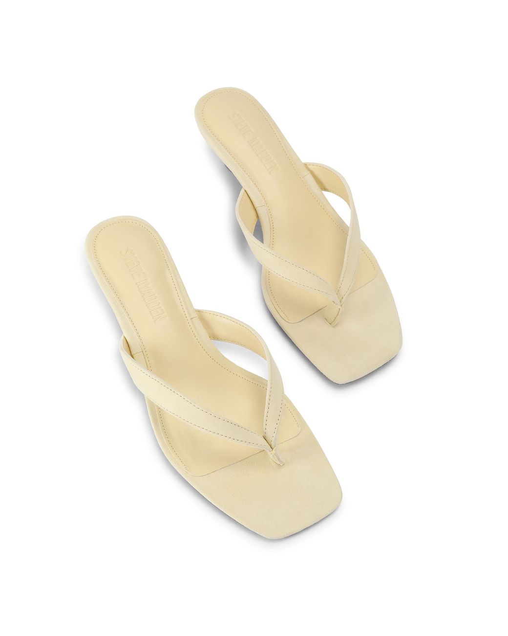 Steve Madden Natural Leather Tracie Sandals