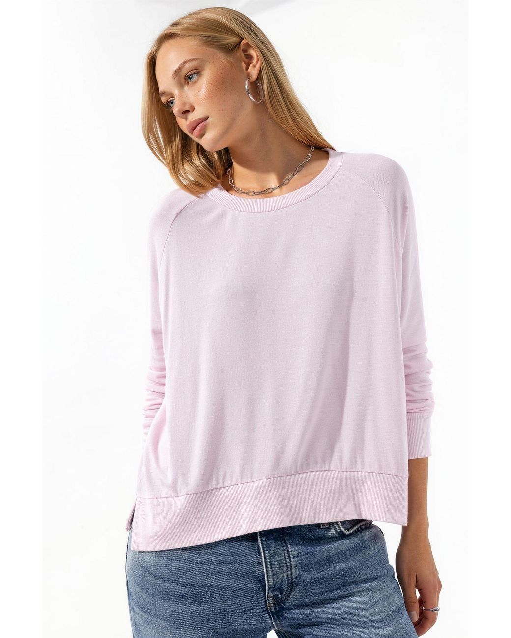 Busem Purple Viscose Blend Sweater