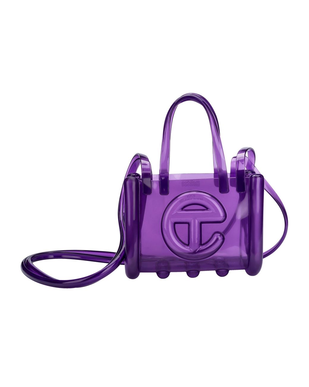 Melissa Purple Small Jelly Shopper Ii X Telfar