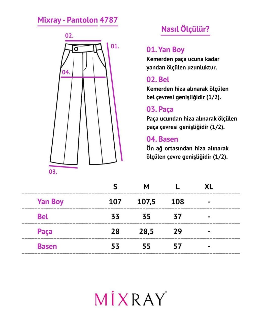 MixRay Blue Elastane Pants