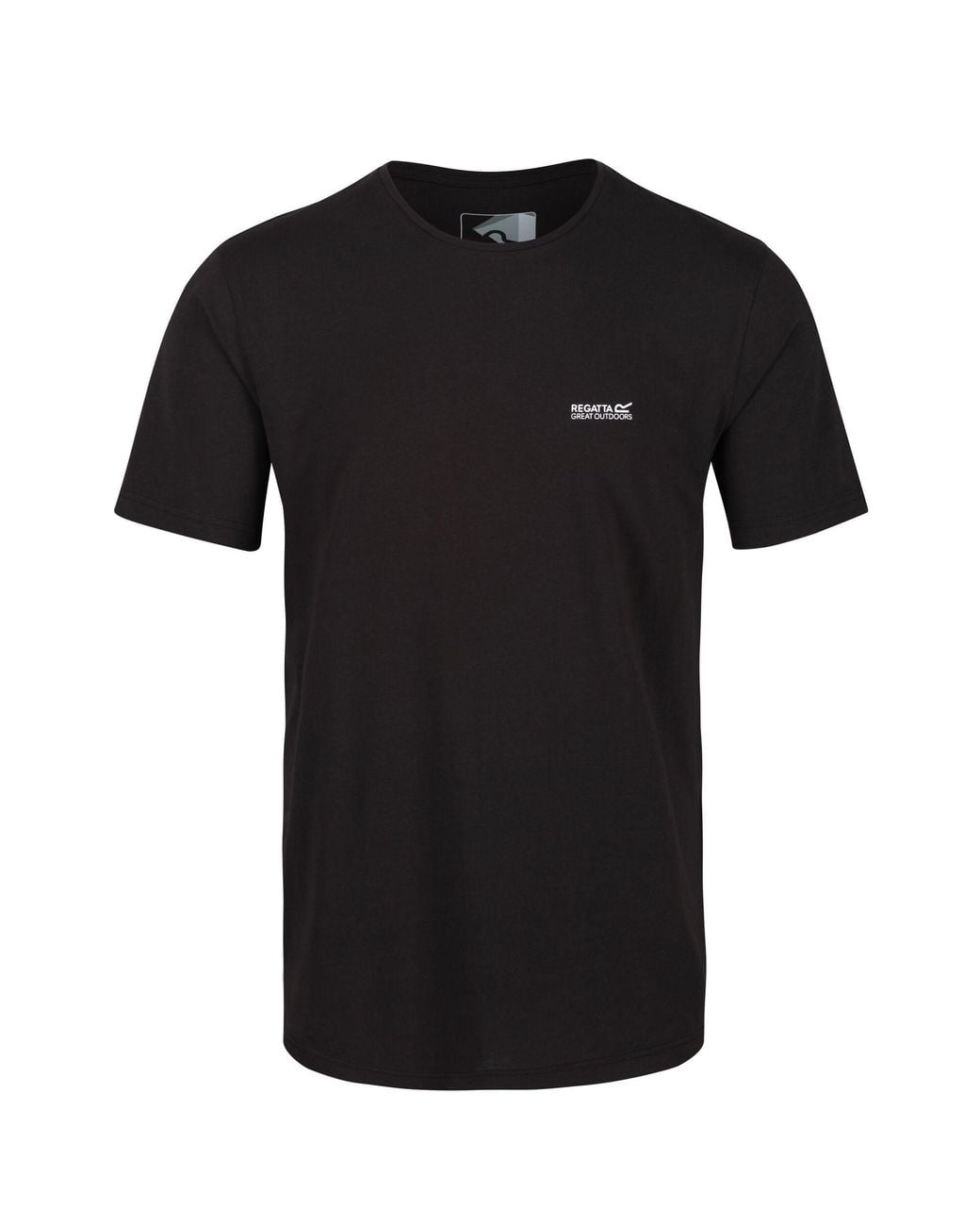 Regatta Black Tait Lightweight Active T-Shirt for men
