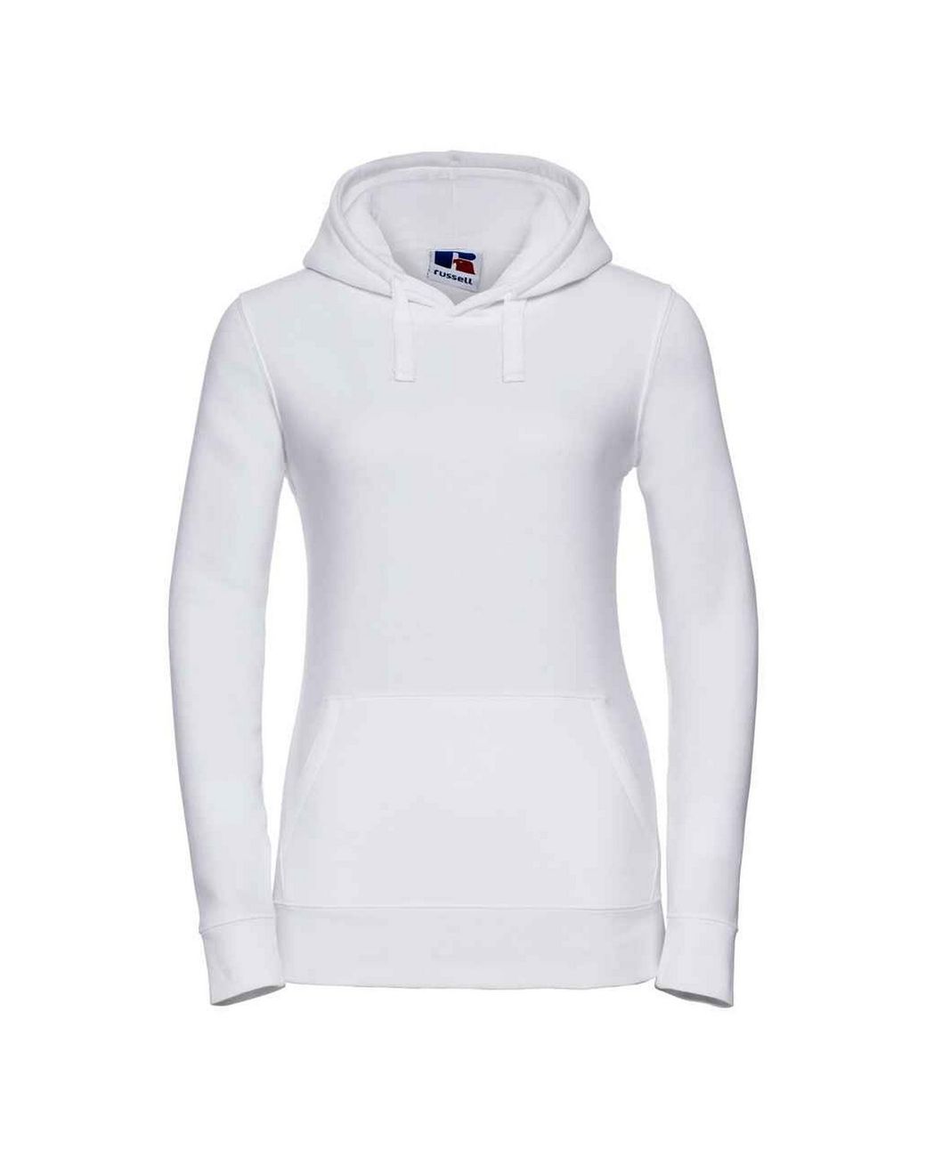 Russell White Ladies Authentic Hoodie