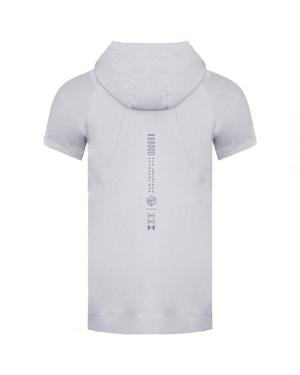 white hooded t shirt