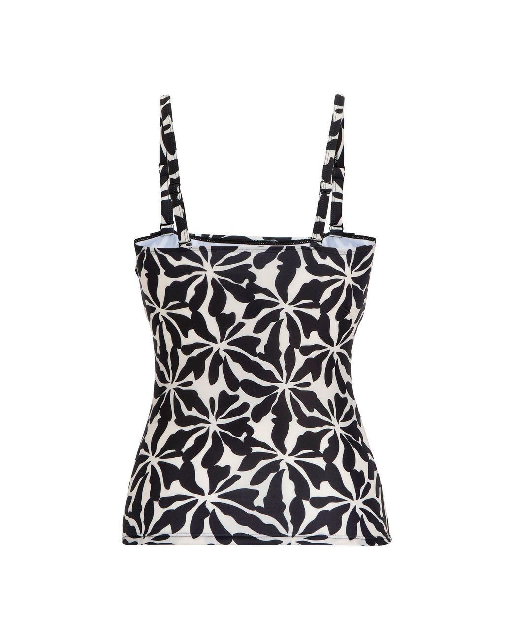 Regatta Black Ladies Aceana Iii Abstract Floral Tankini Top