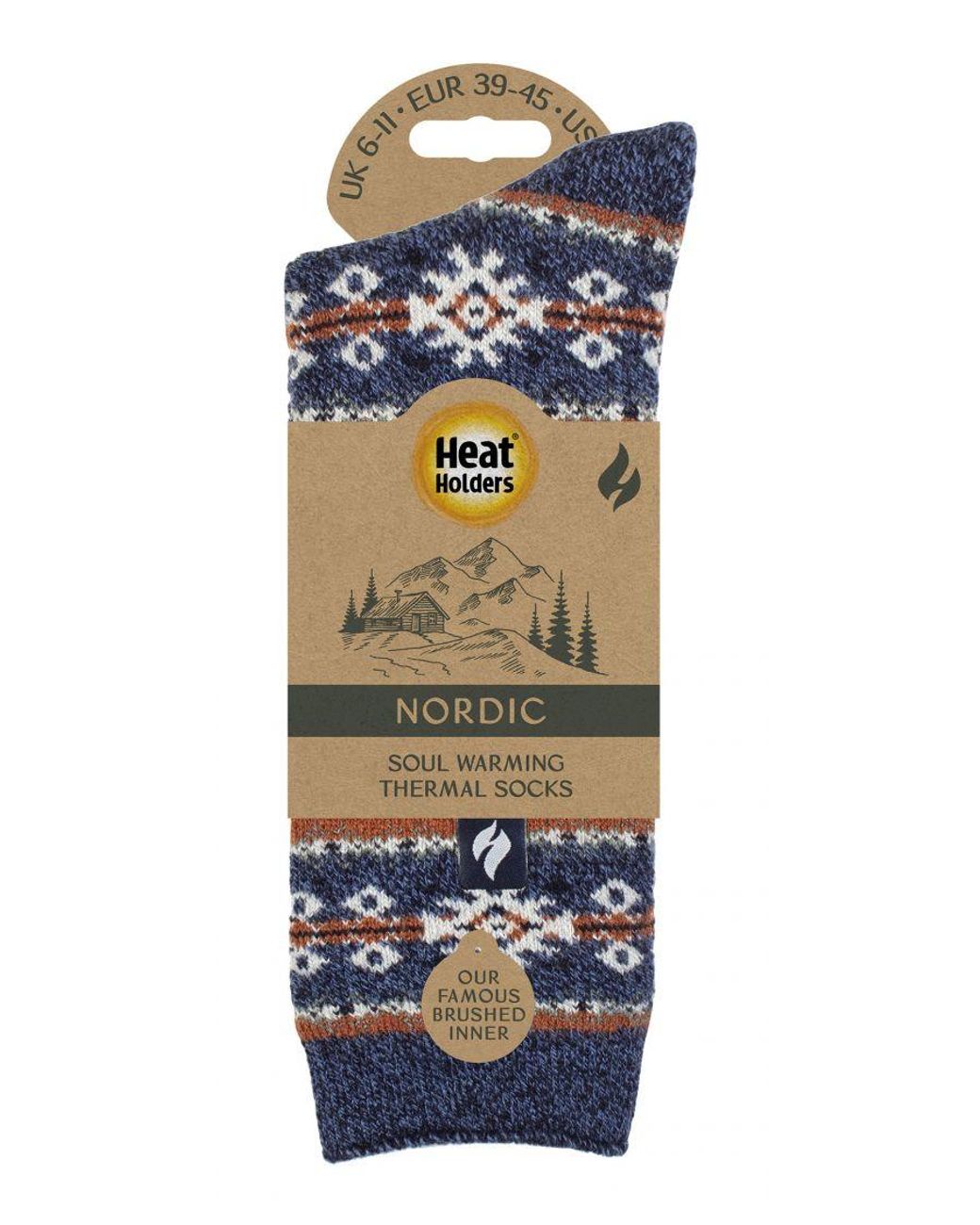 Heat Holders Nordic Socks in Blue for Men | Lyst UK