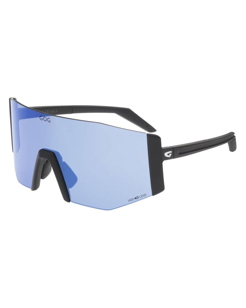 G.O.D Eyewear Blue Uv400 Hdx Contrast Cycling Sunglasses With Mirror Scratch-Resistant Lens