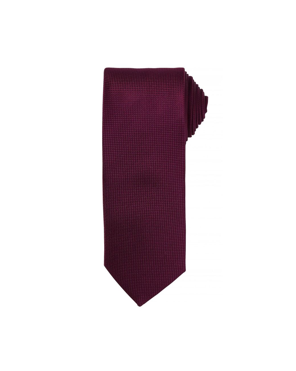 PREMIER Purple Micro Waffle Formal Work Tie (Pack Of 2) (Aubergine) for men