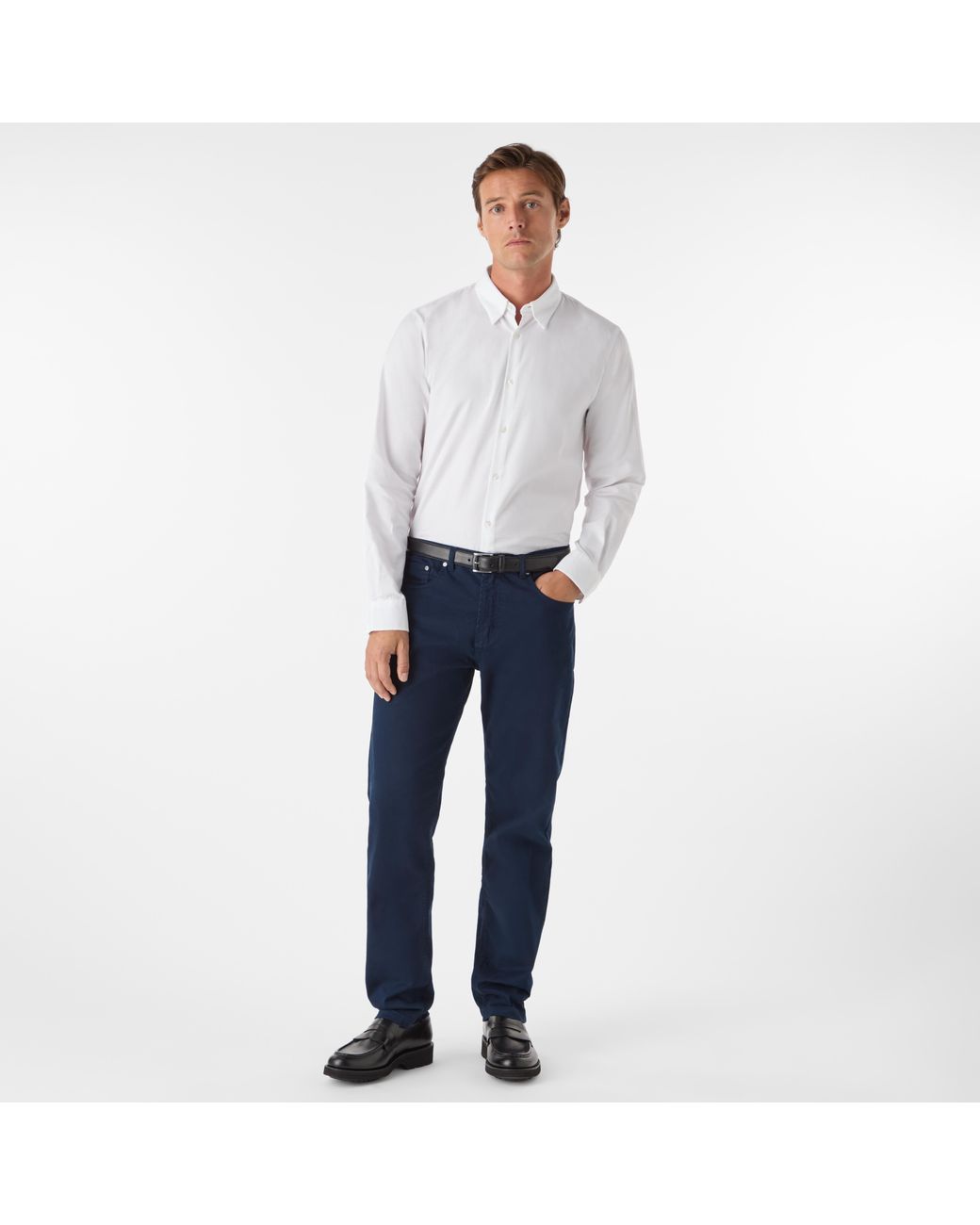 Oliver Sweeney White 100% Cotton Shirt for men