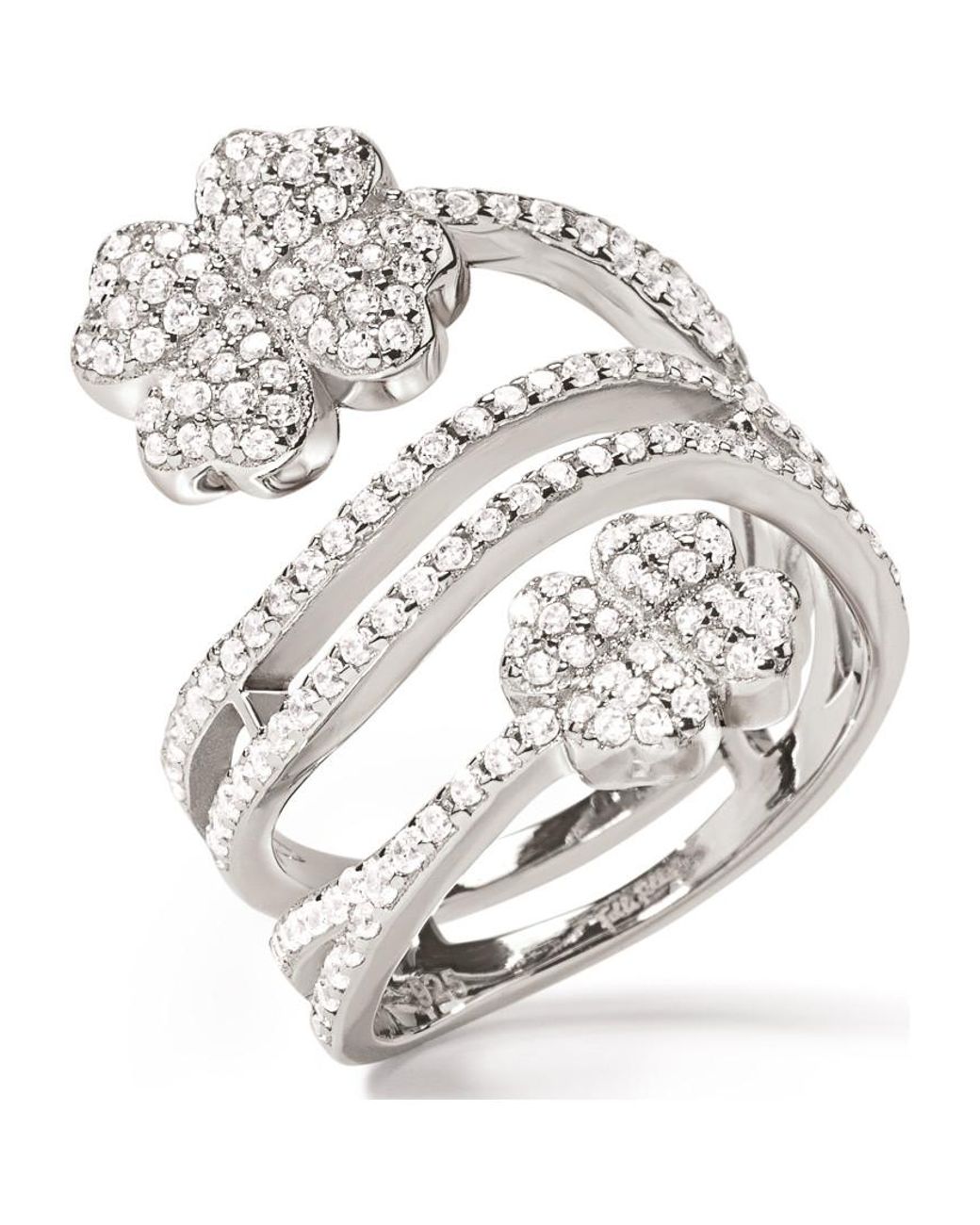 Folli Follie White 3R17S048C-52 Ladies Ring