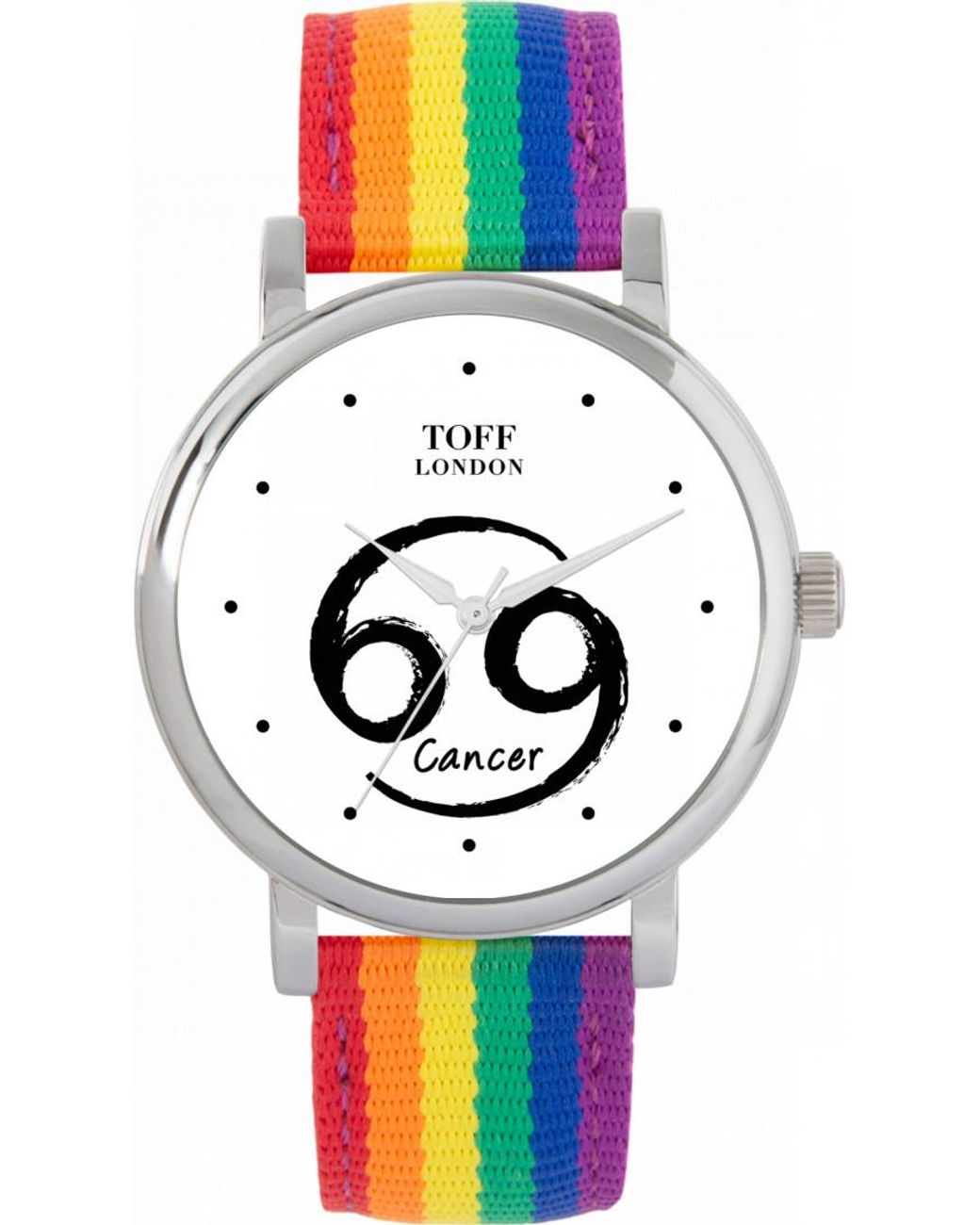 Toff London White Tlws-72800 Ladies Cancer Watch