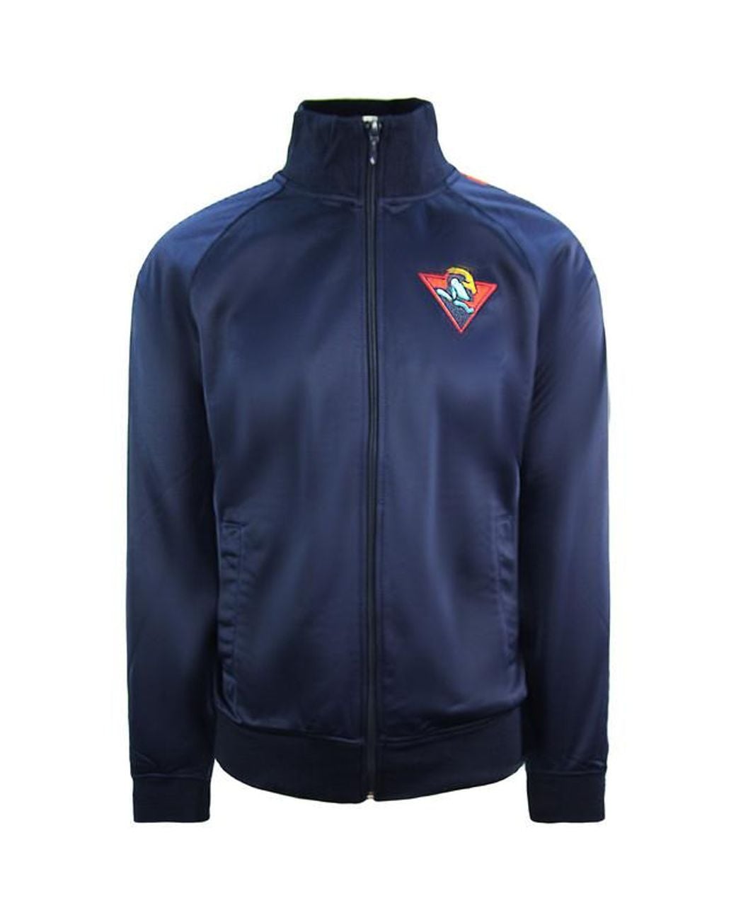Mitchell & Ness Blue Nba Golden State Warriors Track Jacket for men