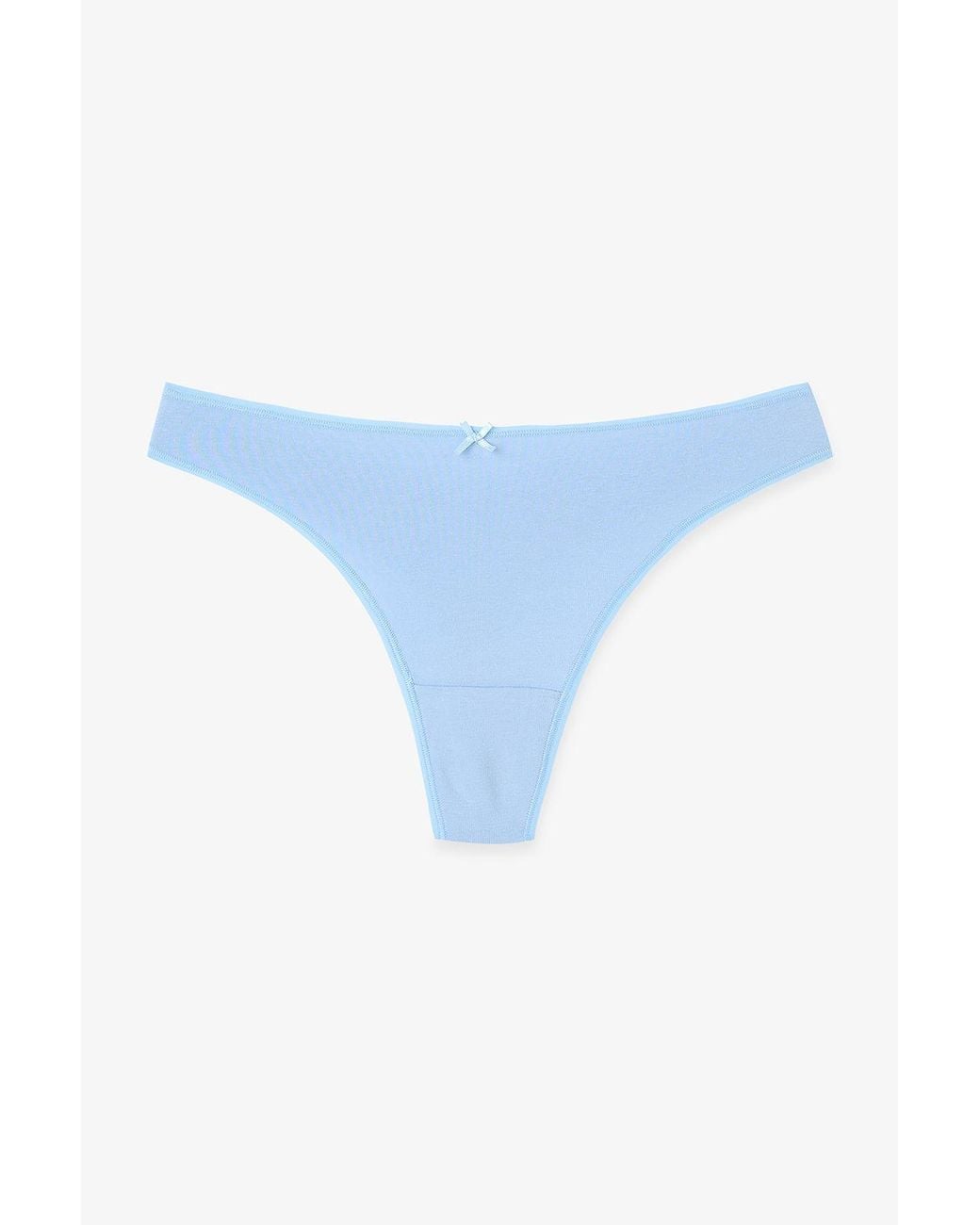 Penti Blue Deep Jungle Leaf Print Thong