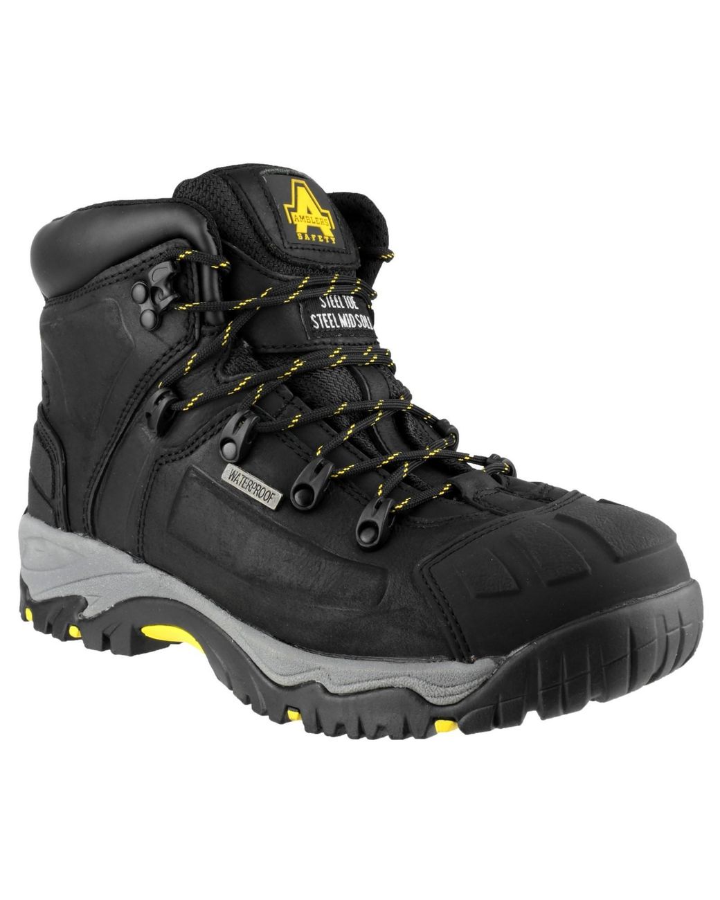 Amblers Black Fs32 Waterproof Safety Boot for men