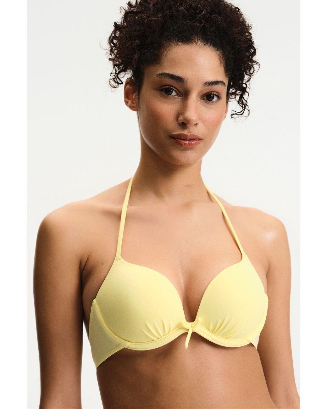 Penti Green Padded Halter Underwire Bikini Top