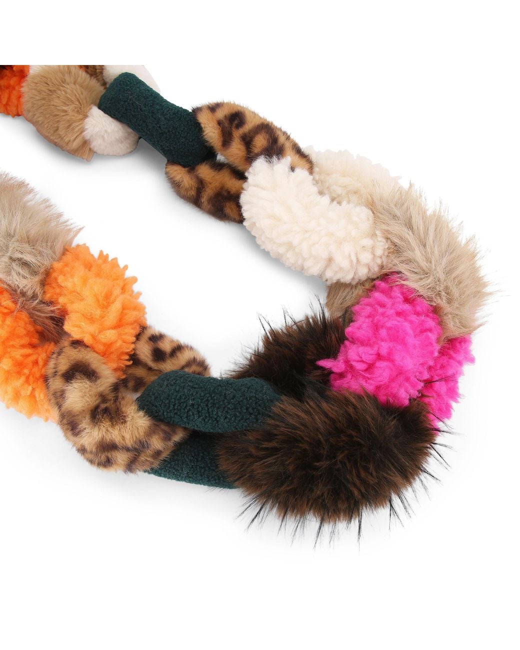 Kurt Geiger Pink Chain Scarf