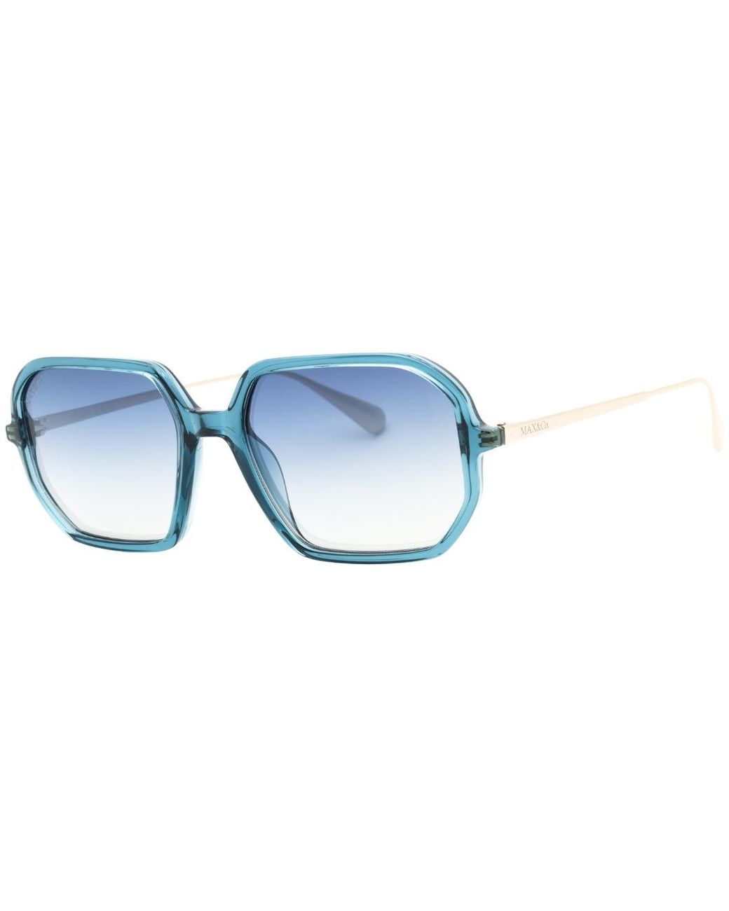 MAX&Co. Blue Max & Co Shiny Frame Gradient Sunglasses