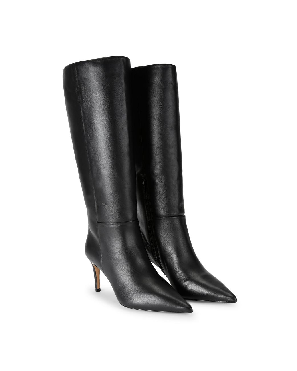 KG by Kurt Geiger Black Leather Strict High Boots