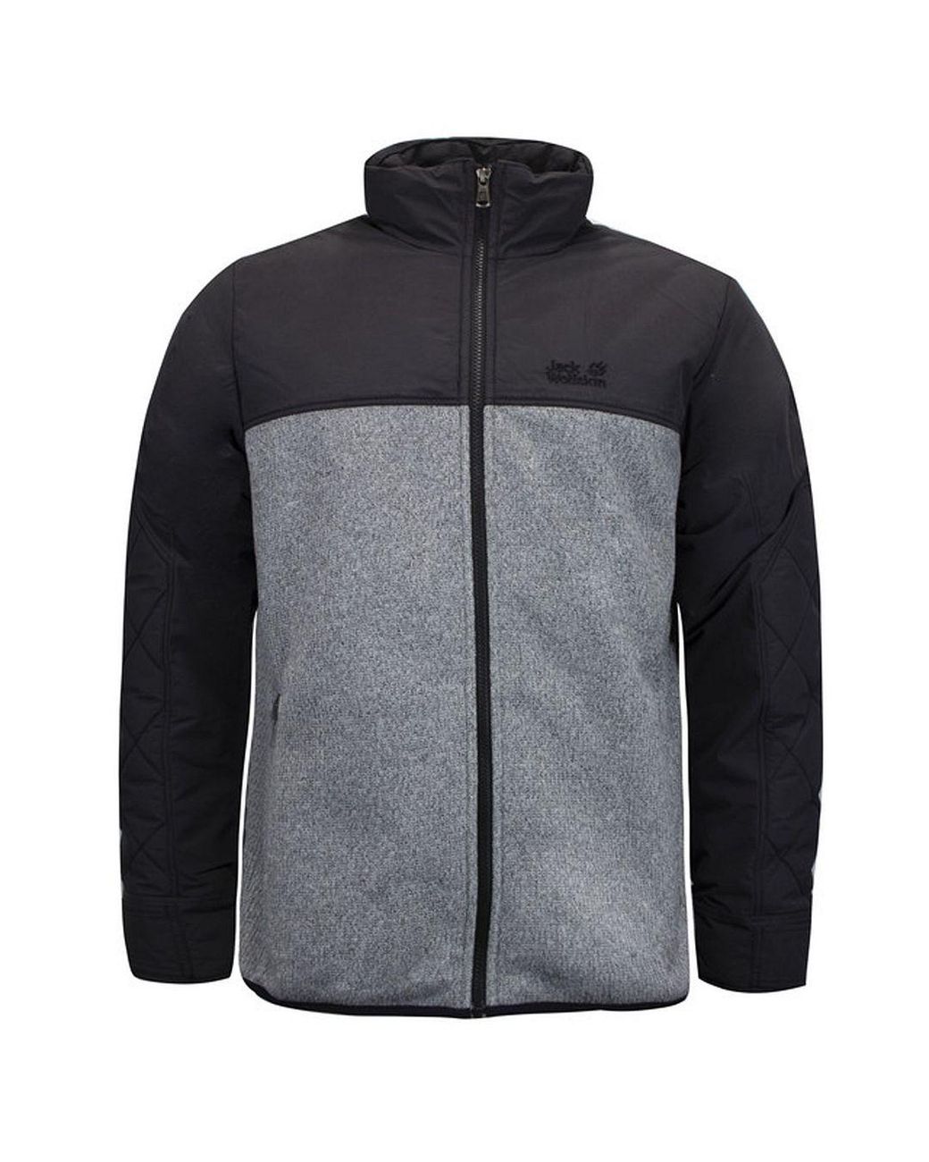 Jack Wolfskin Black Ronson Track Jacket for men