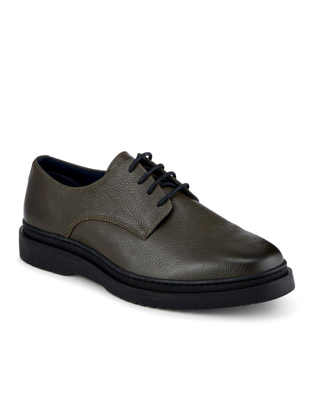 Jones Bootmaker Black Jameson All-Leather Smart Lace Up Shoes for men