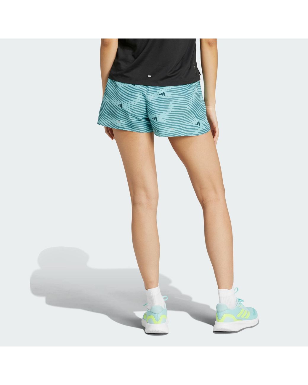 Adidas Originals Blue Adi365 Running Essentials Brand Love Shorts