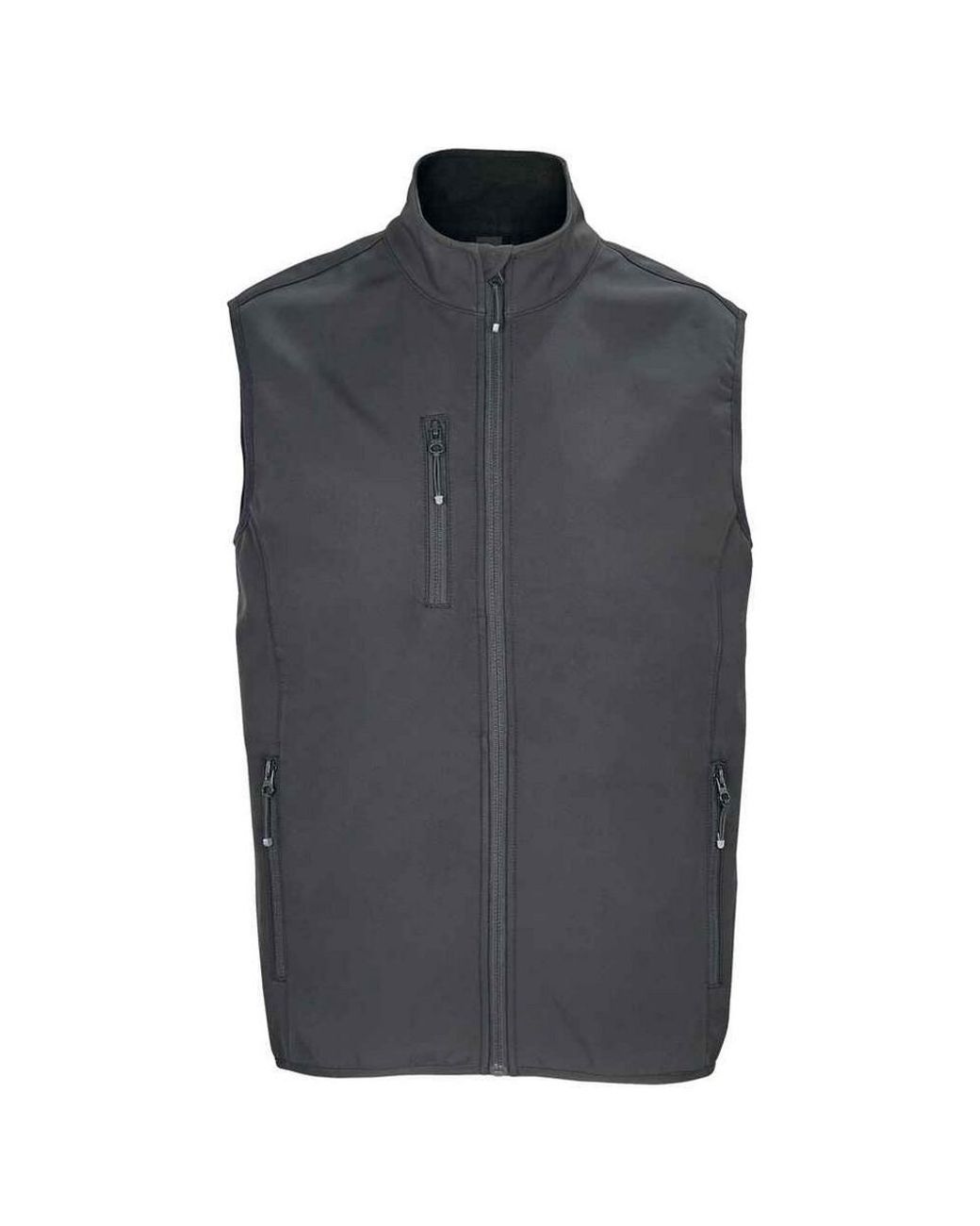 Sol's Blue Falcon Softshell Recycled Body Warmer for men
