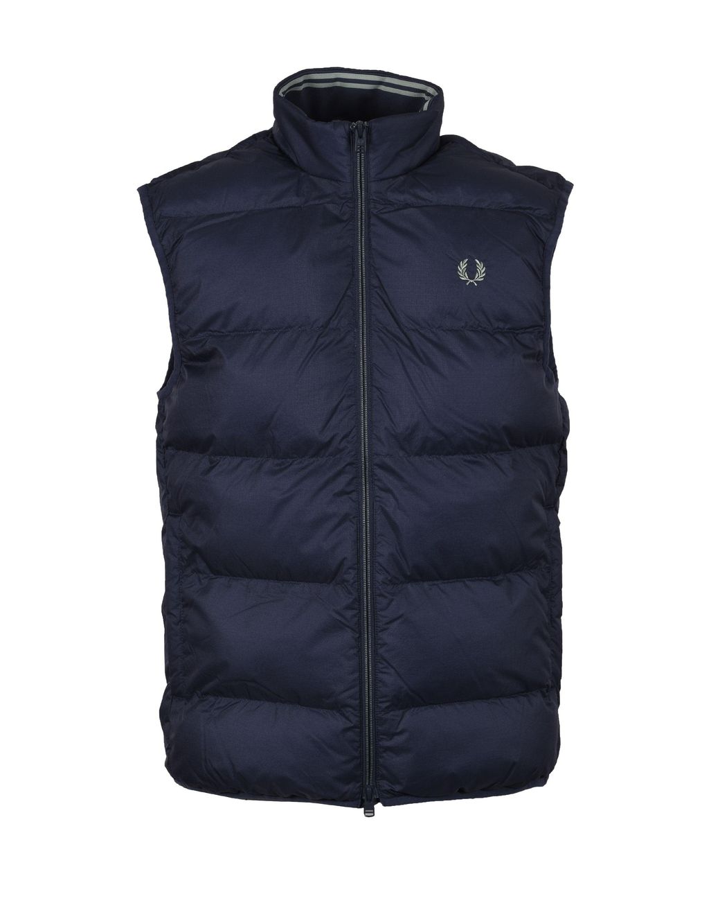Fred Perry Blue Insulated Gilet Dark Airforce for men