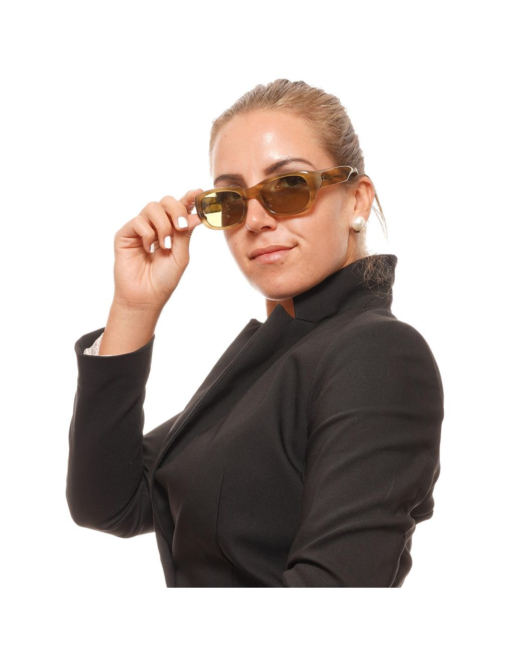 Hally & Son Black Sunglasses Hs553 S03 52