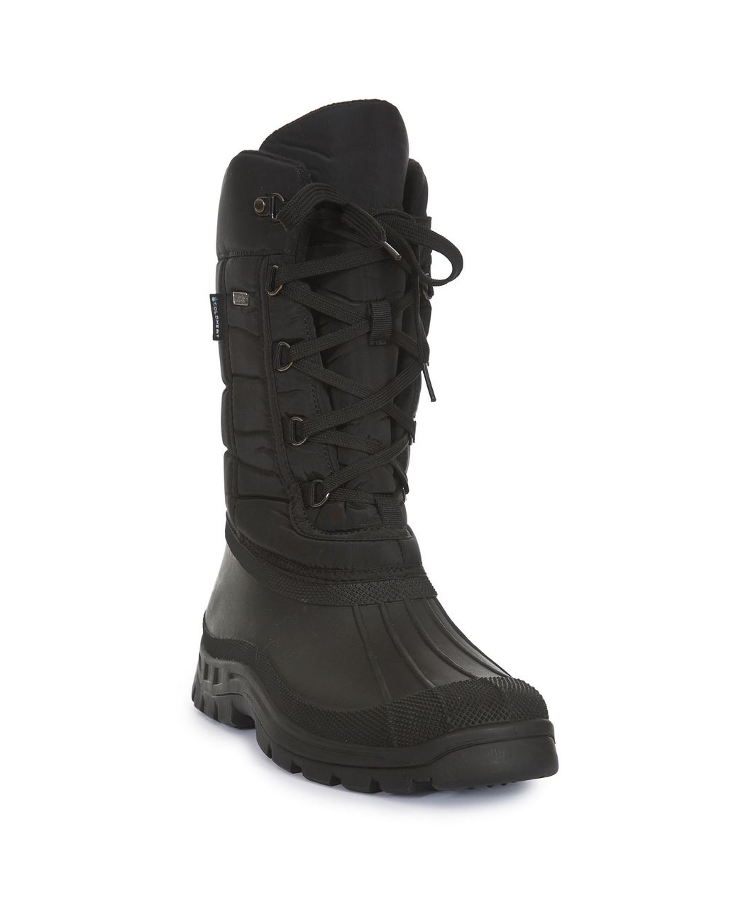 Trespass Black Straiton Ii Waterproof Snowboots for men