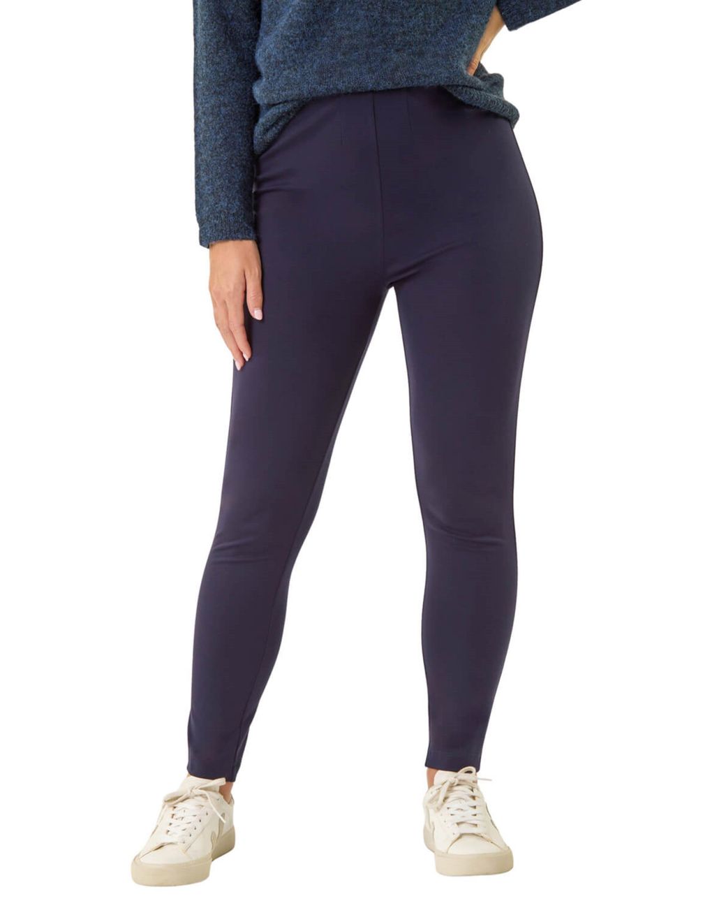 Roman Blue Petite Essential Stretch Shaped Leggings