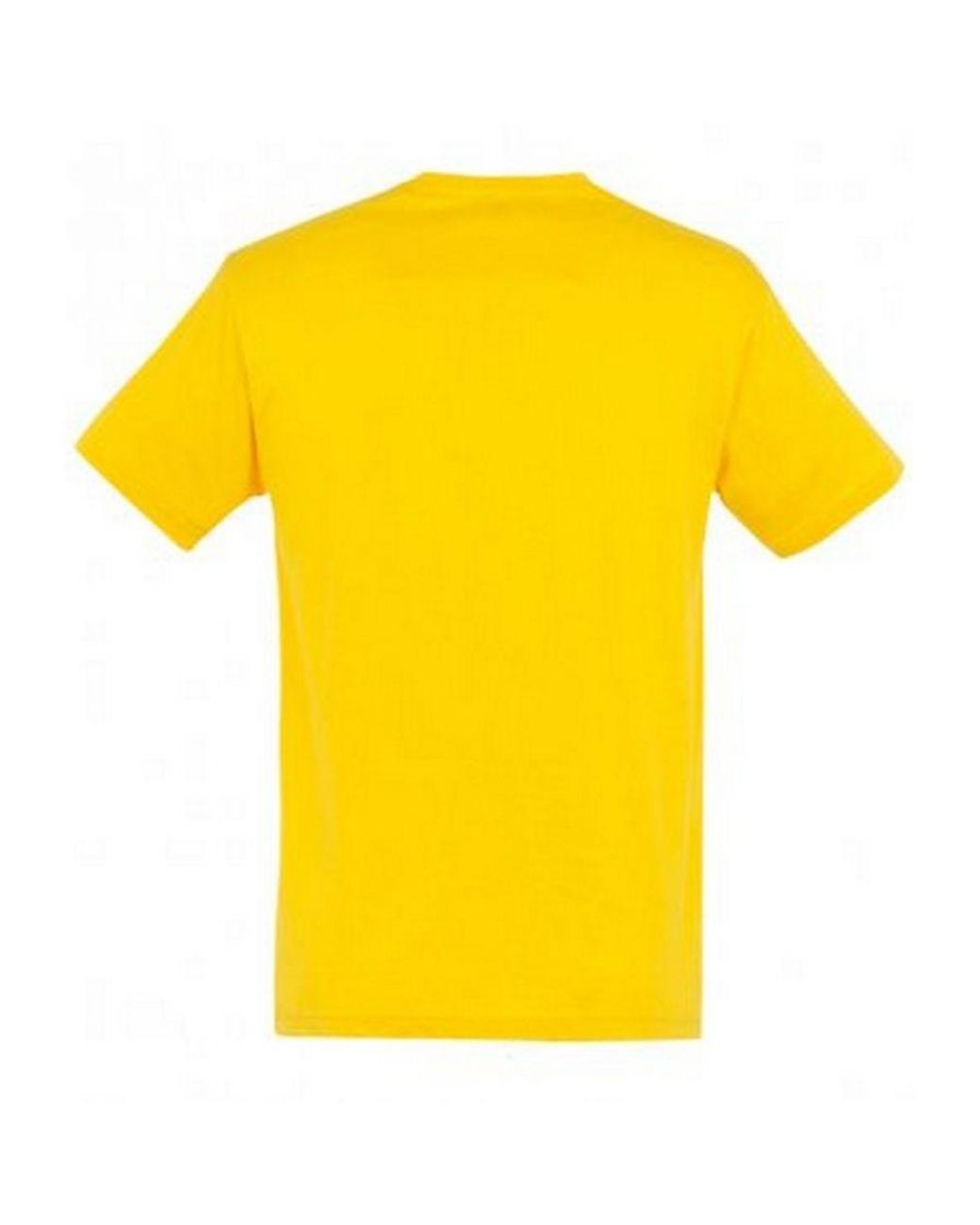 Sol's Yellow Regent Short Sleeve T-Shirt Cotton for men
