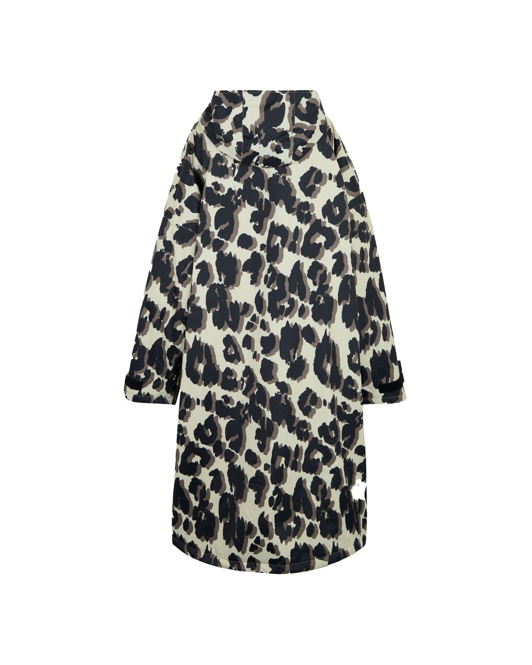 Regatta Black Adult Changing Leopard Print Robe (Multicoloured)