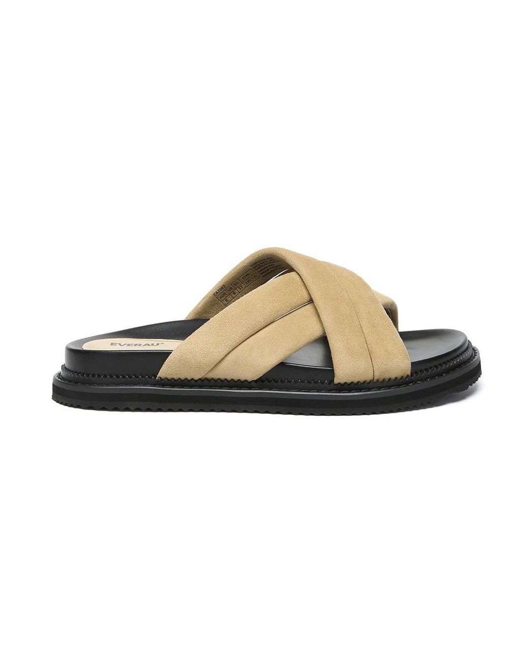 EverAu Australia Brown Ever Au Rylan Slides With Sole