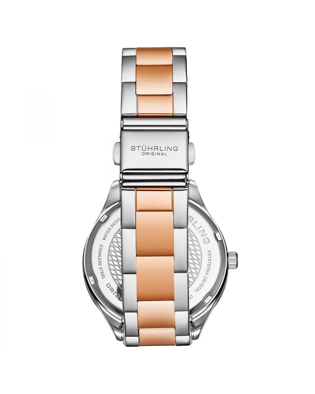 Stuhrling White Saylor 38Mm Mother Of Pearl Quartz 4019 Classic