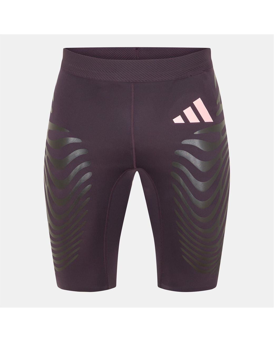 Adidas Blue Promo Compression Fit Running Shorts for men