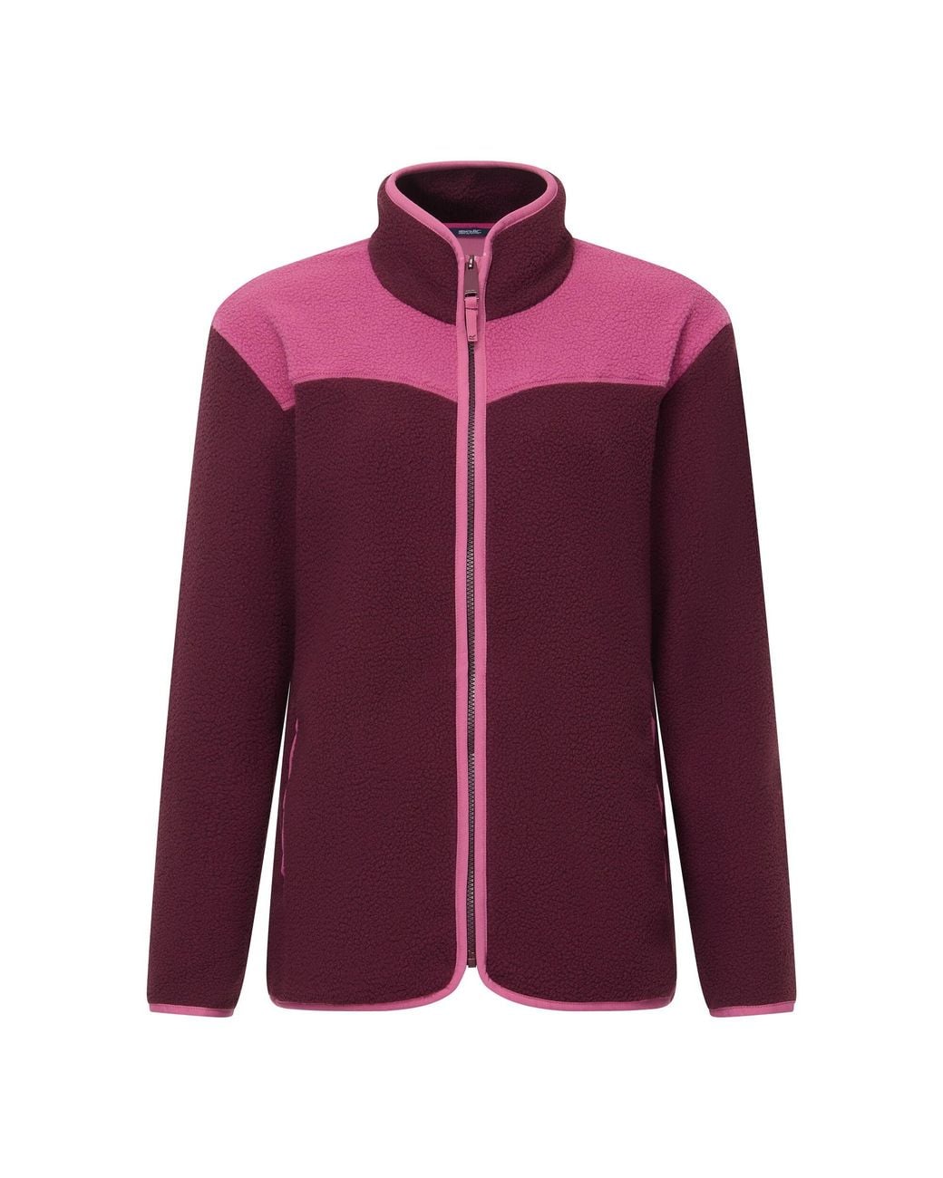 Regatta Blue Ladies Frankie Borg Full Zip Fleece Jacket (Fig)