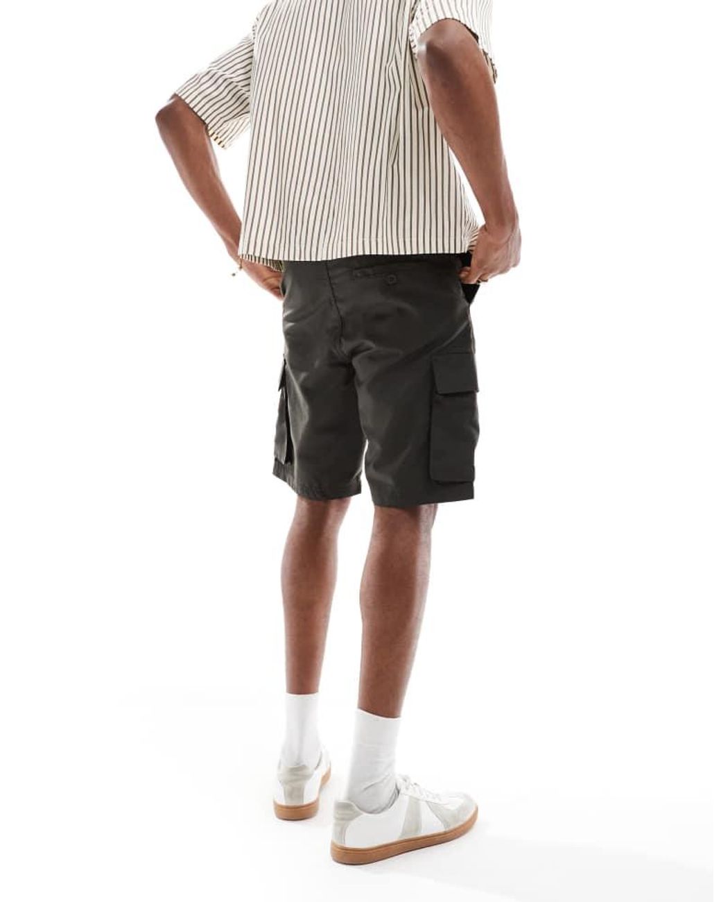 French Connection Natural Tech Cargo Pocket Shorts for men