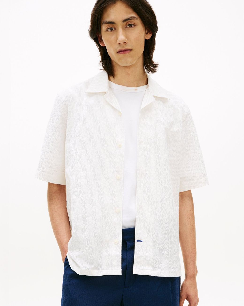 Tommy Hilfiger White Performance Shirt for men