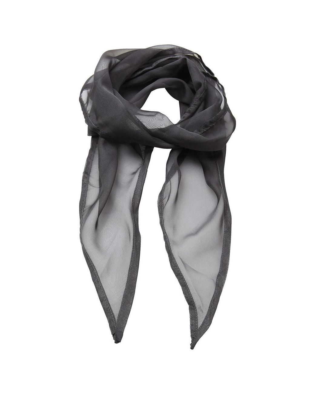 PREMIER Black Adult Colours Chiffon Scarf (Dark)