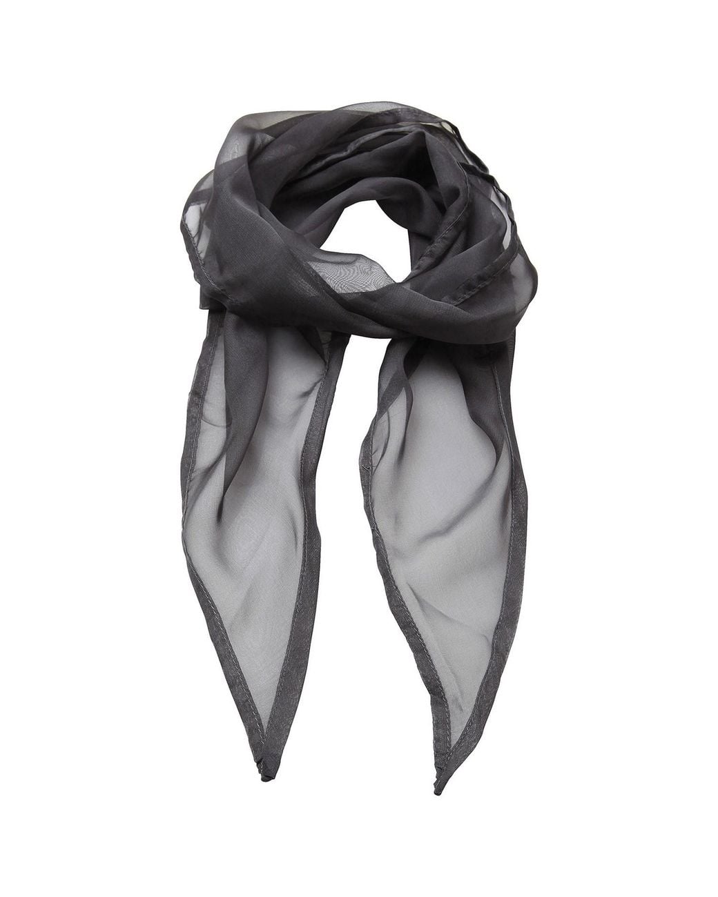 PREMIER Black Adult Colours Chiffon Scarf (Dark)