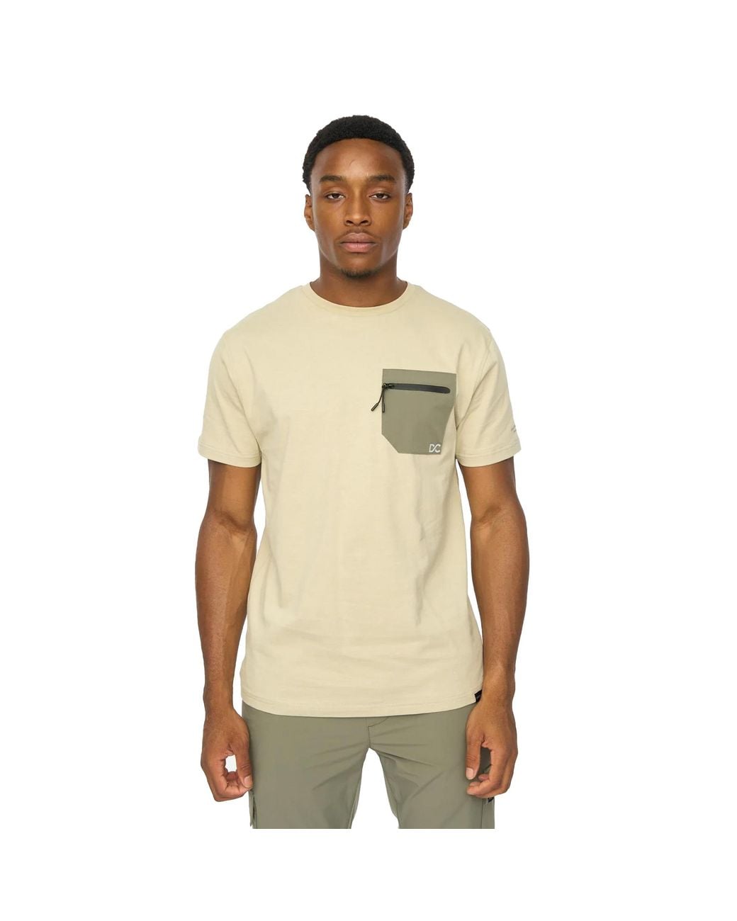 Duck and Cover Natural Kematone T-Shirt (Light Sage) for men