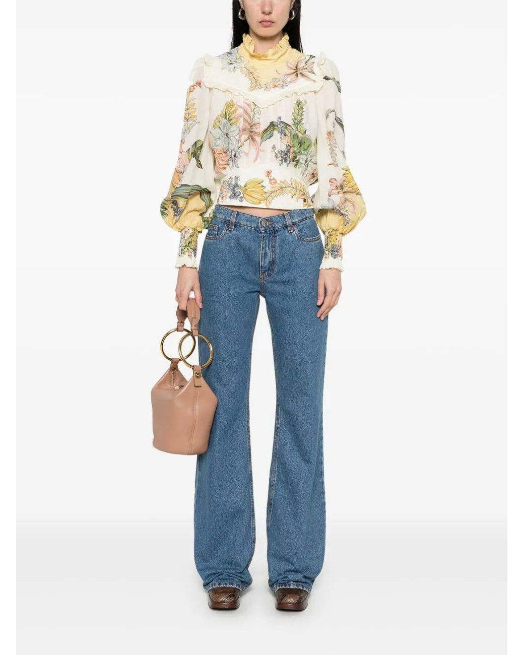 Etro Blue Straight Leg Jeans