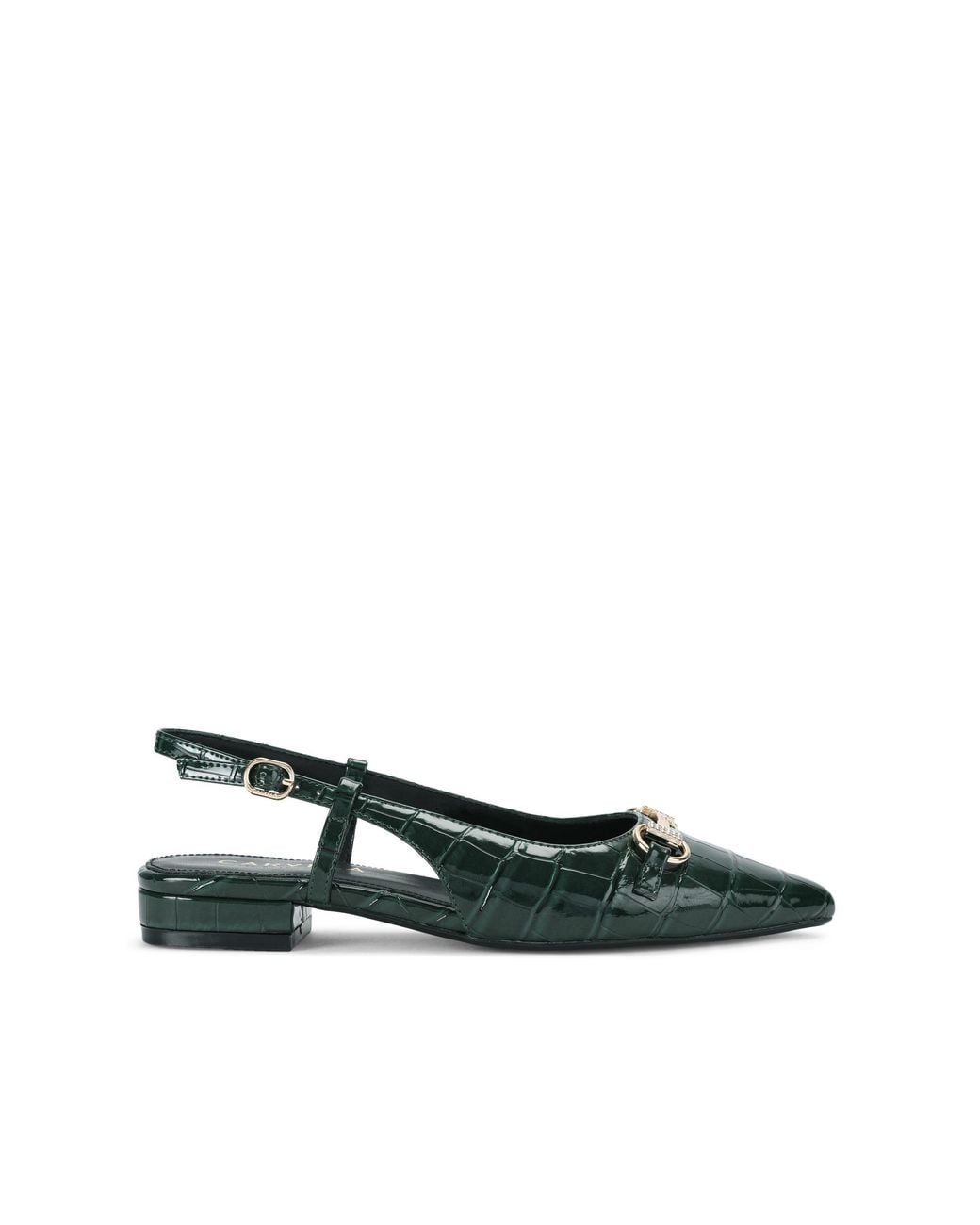 Carvela Kurt Geiger Green Valentina Loafer Sandals