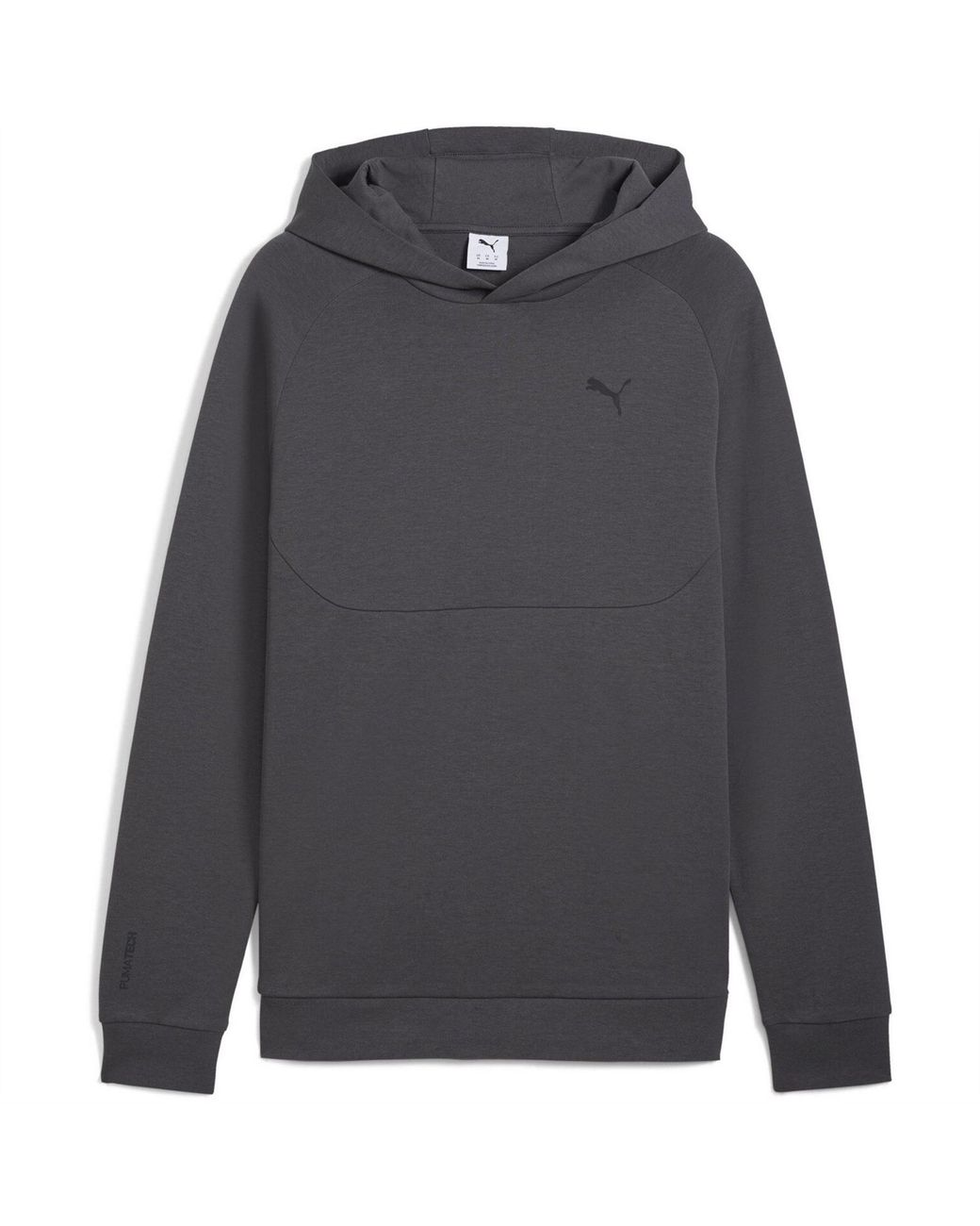 PUMA Gray Tech Overhead Hoodie for men