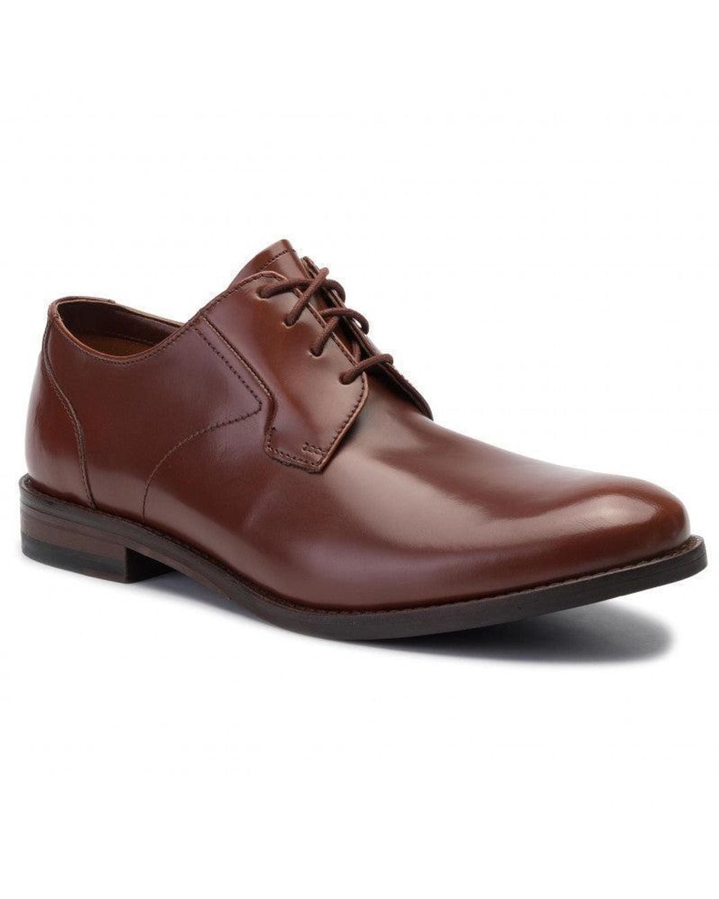 Clarks Brown Edward Plain British Leah Shoes 5050409764350 for men