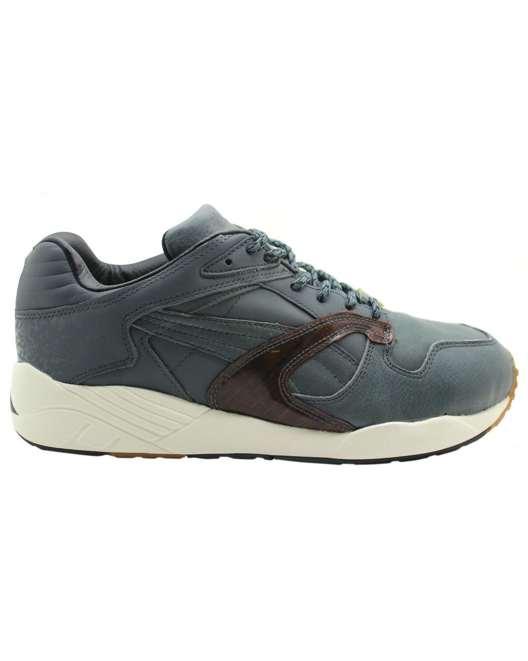 PUMA Black Trinomic Xs 850 Plus Rugged Leather Trainers 357036 01 B23C for men