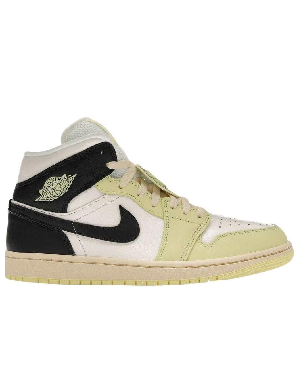 Nike Brown Air Jordan 1 Mid Fall League Sail Trainers