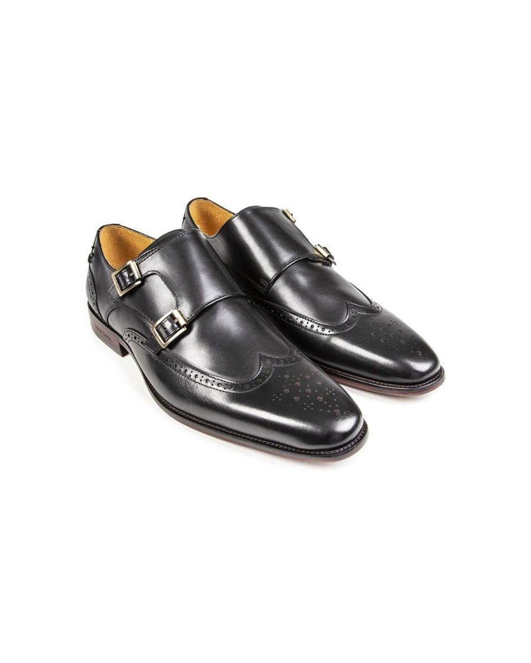 Simon Carter Black Spaniel Shoes for men