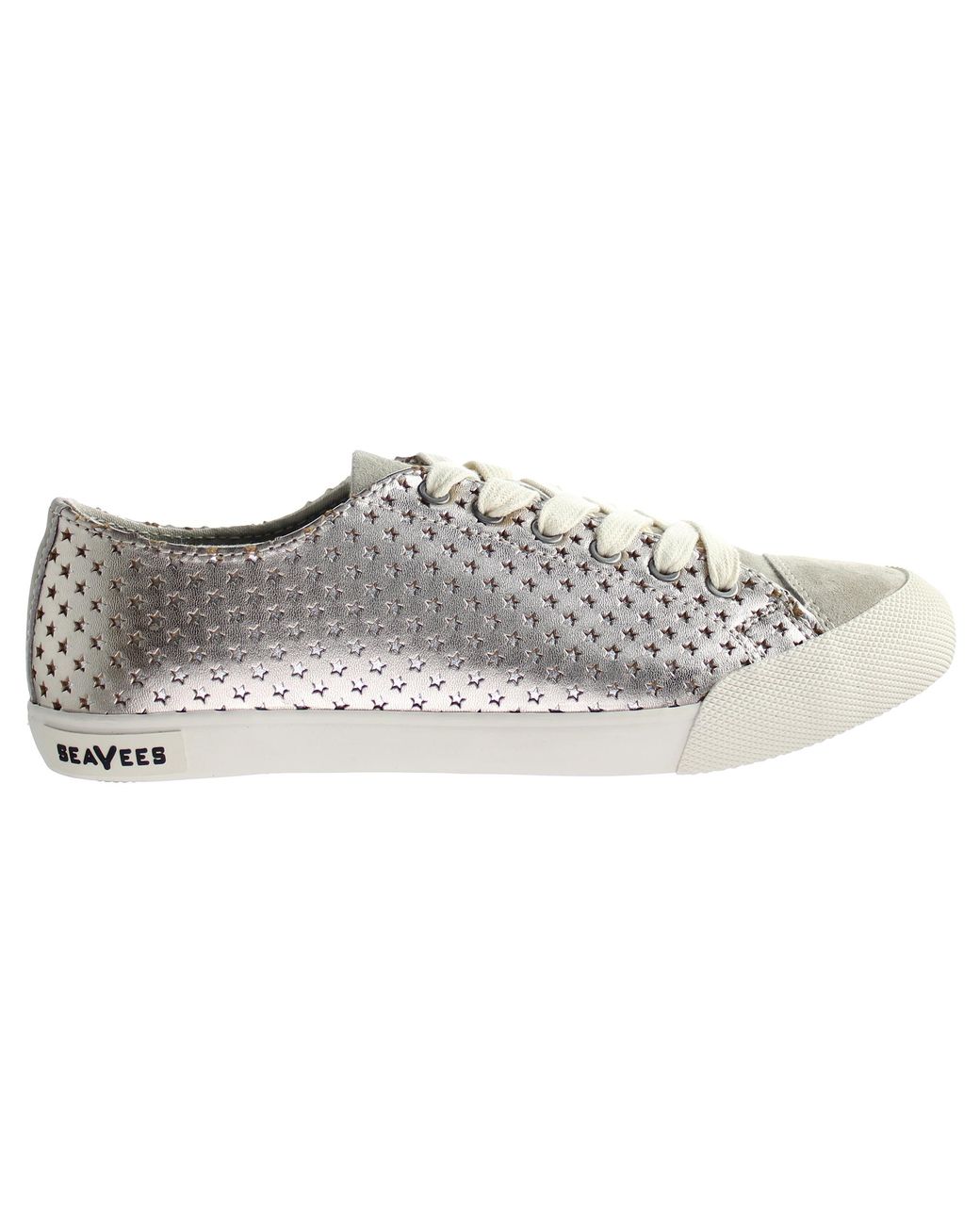 Seavees Gray Army Issue Low Celestial Shoes Leather